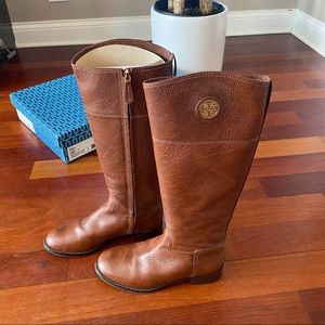 Tory Burch Junction riding boot - Almond - 8